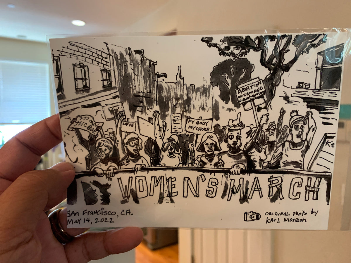 Women's March, May 2022 Sketchbook Print