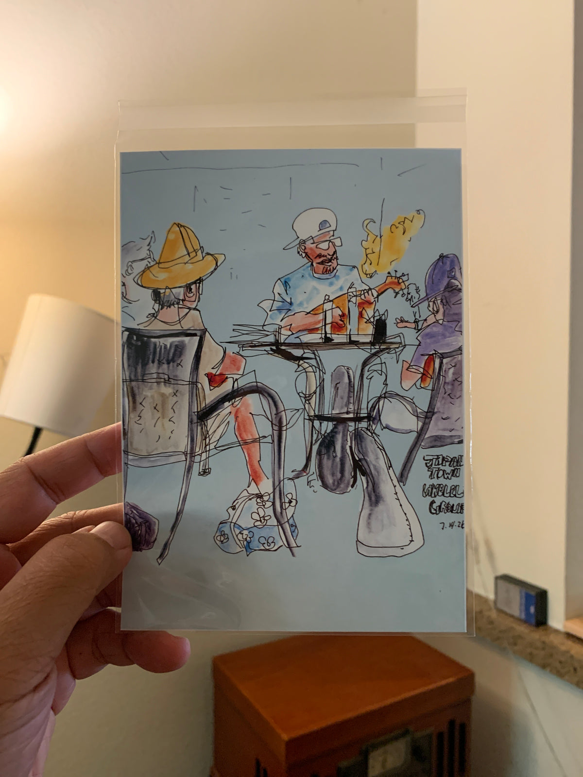 Ukelele Group, Roy's Station Japantown Sketchbook Print