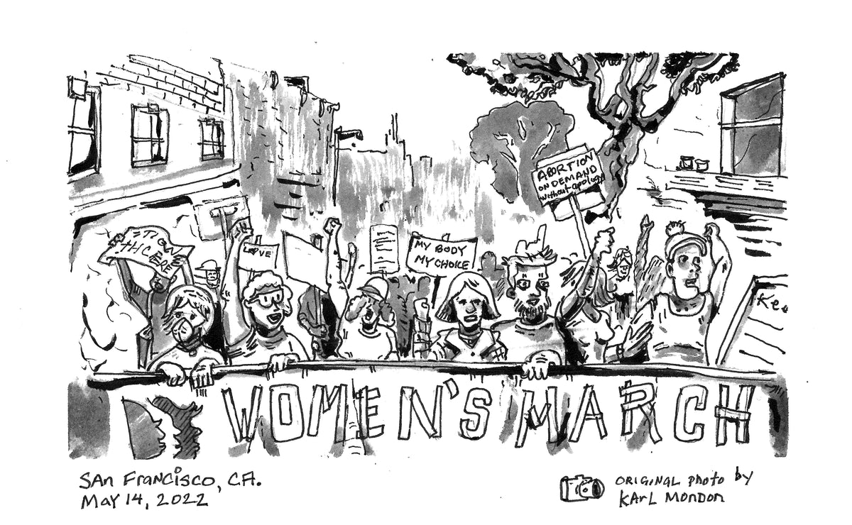 Women's March, May 2022 Sketchbook Print